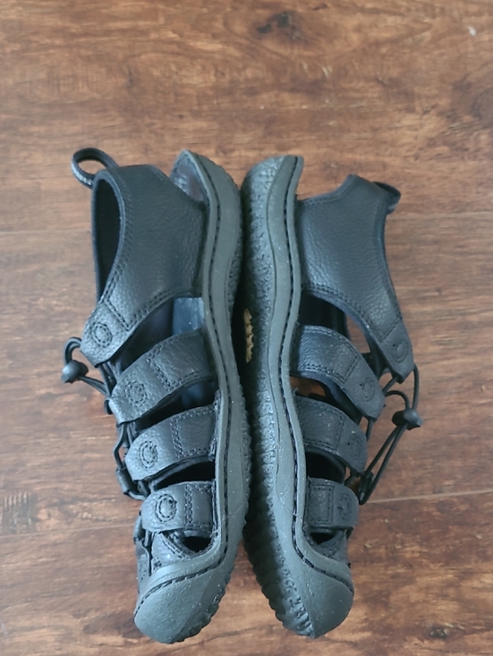 Keen Black Hiking  Closed-Toe Leather Fisherman Sandals Size 10 main image 6